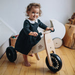 Load image into Gallery viewer, TINY TOT PLUS White Trike/Balance Bike & Basket - Kinderfeets NZ