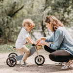 Load image into Gallery viewer, TINY TOT PLUS Slate Blue Trike/Balance Bike & Wooden Crate - Kinderfeets NZ