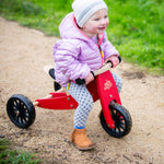 Load image into Gallery viewer, TINY TOT Cherry Red Trike/Balance Bike & Basket - Kinderfeets NZ