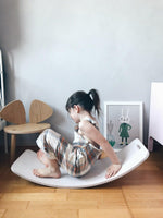 Load image into Gallery viewer, Kinderfeets Kinderboards – Balance board – Wobble board – Sustainably made – Yoga – Exercise – Meditation – Physiotherapy – Agility training for surfers, skaters, snowboarders – New Zealand – NZ – Wooden Learning Toy – beech wood - white colour wash