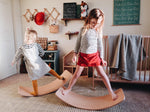 Load image into Gallery viewer, Kinderfeets Kinderboards – Balance board – Wobble board – Sustainably made – Yoga – Exercise – Meditation – Physiotherapy – Agility training for surfers, skaters, snowboarders – New Zealand – NZ – Wooden Learning Toy - Chalkboard - Blackboard