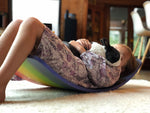 Load image into Gallery viewer, Kinderfeets Kinderboards – Balance board – Wobble board – Sustainably made – Yoga – Exercise – Meditation – Physiotherapy – Agility training for surfers, skaters, snowboarders – New Zealand – NZ – Wooden Learning Toy – beech wood - Rainbow colours