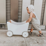 Load image into Gallery viewer, Toy Box & Walker - White/Bamboo - Kinderfeets NZ