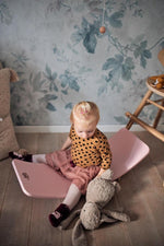 Load image into Gallery viewer, Kinderfeets Kinderboards – Balance board – Wobble board – Sustainably made – Yoga – Exercise – Meditation – Physiotherapy – Agility training for surfers, skaters, snowboarders – New Zealand – NZ – Wooden Learning Toy – beech wood - Rose pink