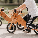 Load image into Gallery viewer, Kinderfeets Tiny Tot Plus tricycle balance bike wooden training bike running bike no pedals toddler children kids bamboo