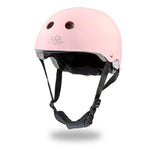 Load image into Gallery viewer, Kinderfeets TINY TOT Trike converts to a 2 wheeled Balance Bike 2-in-1 (Bamboo) & Pink Toddler Safety Helmet for toddlers and young children training on a no pedals running bike / tricycle