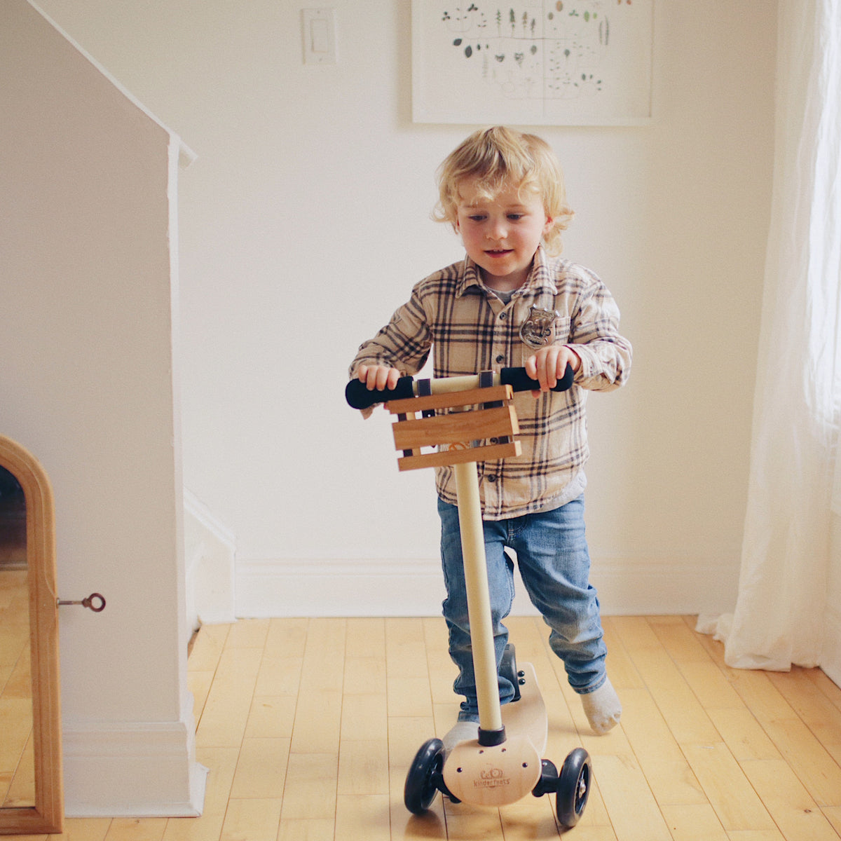 Kinder Scooter Silver Sage - Kinderfeets NZ