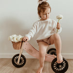 Load image into Gallery viewer, TINY TOT PLUS Rose Trike/Balance Bike &amp; Basket - Kinderfeets NZ
