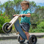 Load image into Gallery viewer, TINY TOT PLUS Slate Blue Trike/Balance Bike &amp; Basket - Kinderfeets NZ
