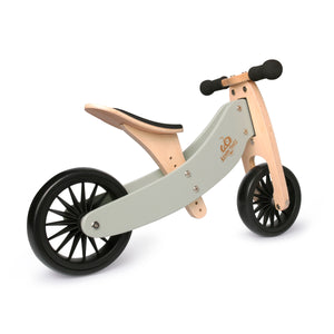 TINY TOT PLUS Silver Sage Trike/Balance Bike & Basket - Kinderfeets NZ