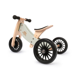 TINY TOT PLUS Silver Sage Trike/Balance Bike & Basket - Kinderfeets NZ