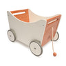 Toy Box & Walker - White/Bamboo