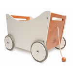 Load image into Gallery viewer, Toy Box &amp; Walker - White/Bamboo
