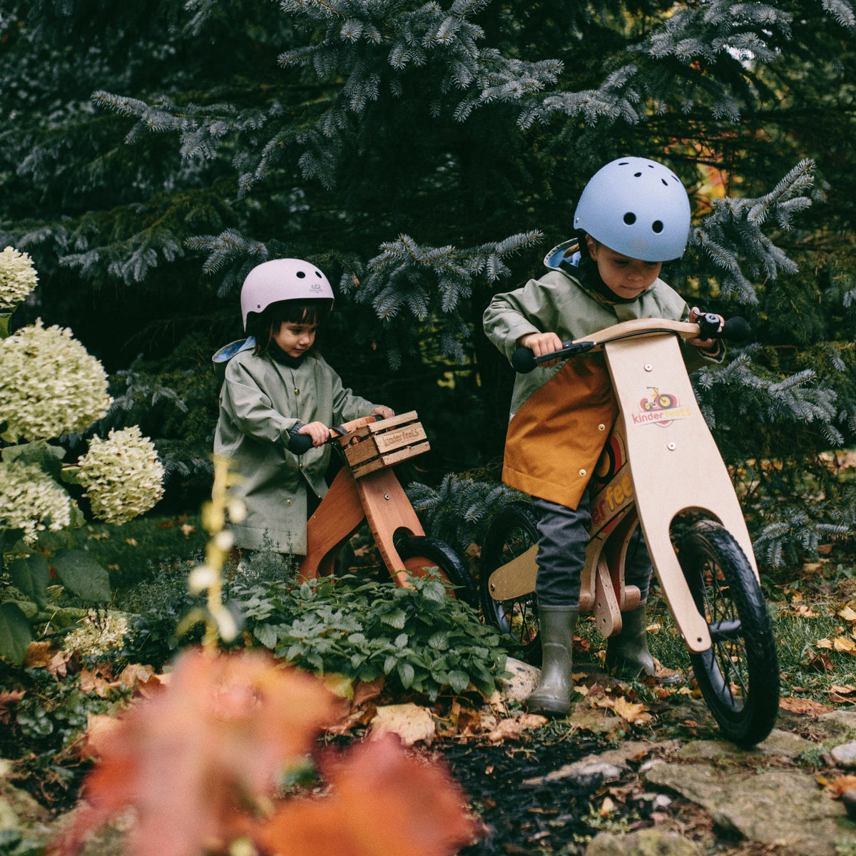 Toddler Bike Helmet - Matte Slate Blue - Kinderfeets NZ