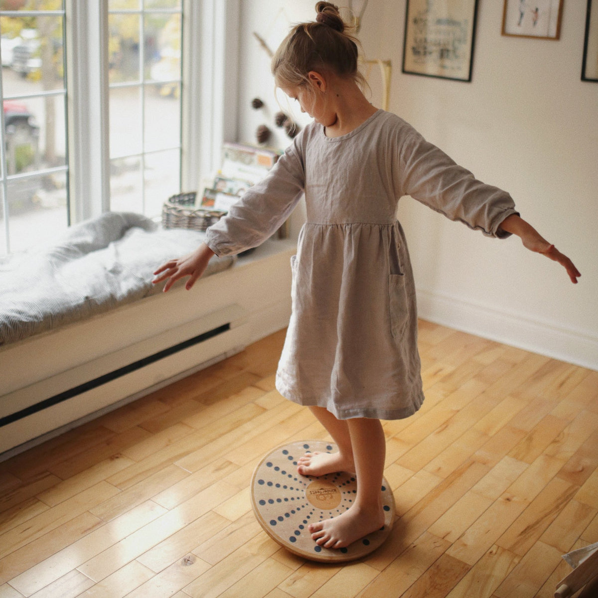 Bamboo Balance Disc - Kinderfeets NZ