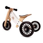 Load image into Gallery viewer, TINY TOT PLUS White Trike/Balance Bike &amp; Basket - Kinderfeets NZ
