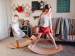 Load image into Gallery viewer, Kinderfeets Kinderboards – Balance board – Wobble board – Sustainably made – Yoga – Exercise – Meditation – Physiotherapy – Agility training for surfers, skaters, snowboarders – New Zealand – NZ – Wooden Learning Toy - Chalkboard - Blackboard
