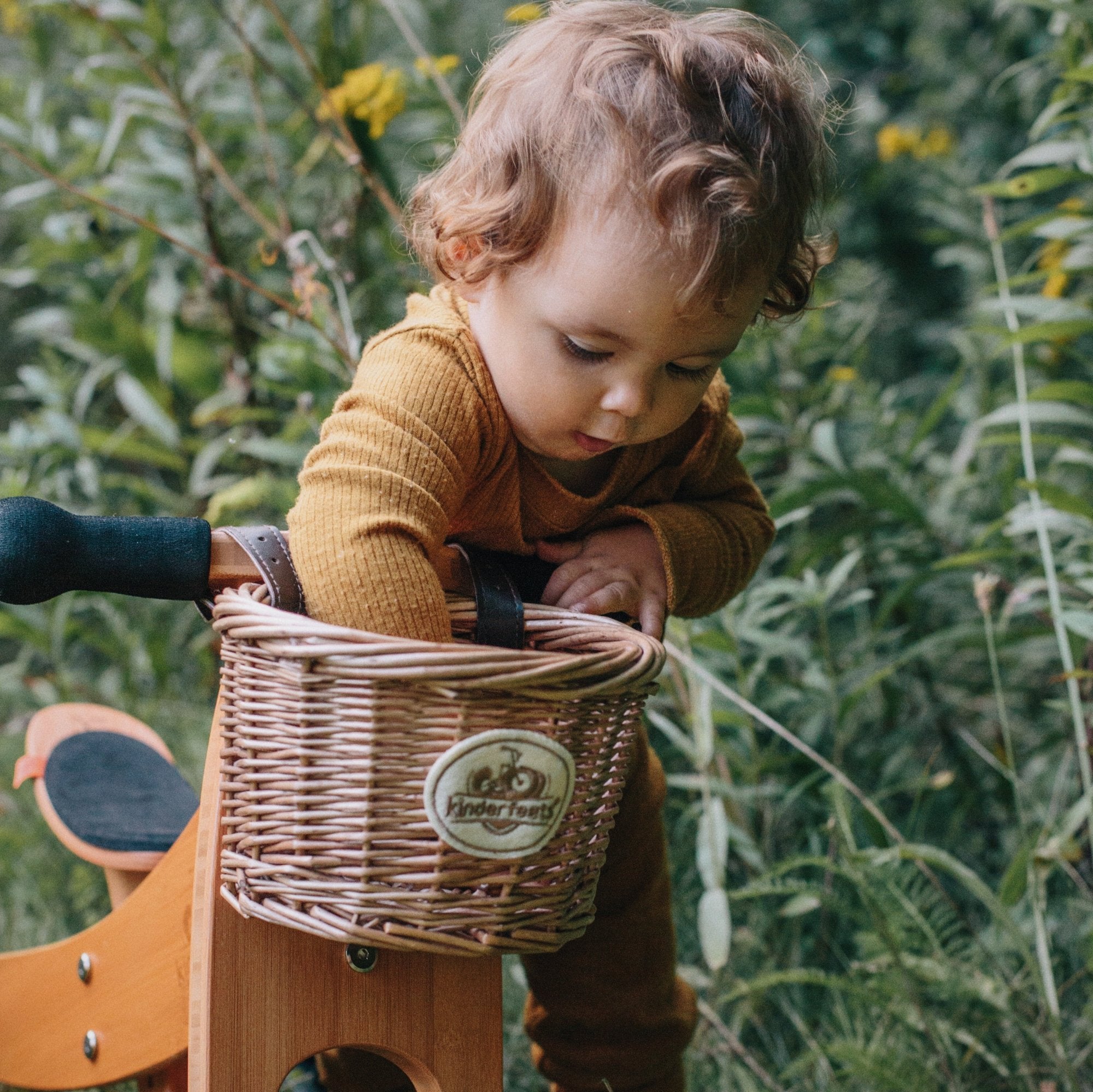 TINY TOT PLUS Bamboo Trike/Balance Bike, Helmet & Basket - Kinderfeets NZ