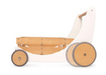 Load image into Gallery viewer, Kinderfeets baby walker - wooden toy box - toybox - toy cart - baby walkers - toddlers - Cargo Walker - white
