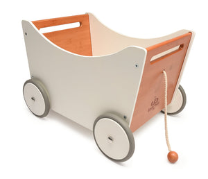 Kinderfeets baby walker - wooden toy box - toybox - toy cart - baby walkers - toddlers - toybox - wagon