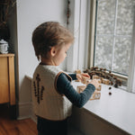 Load image into Gallery viewer, Kinderfeets ABC blocks numbers counting pictures elements seasons - wooden learning toy - bamboo - sustainable - New Zealand - toddlers - children - kids
