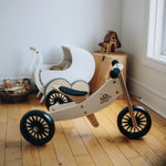 Load image into Gallery viewer, Kinderfeets Tiny Tot Plus tricycle balance bike wooden training bike running bike no pedals toddler children kids birch wood white 
