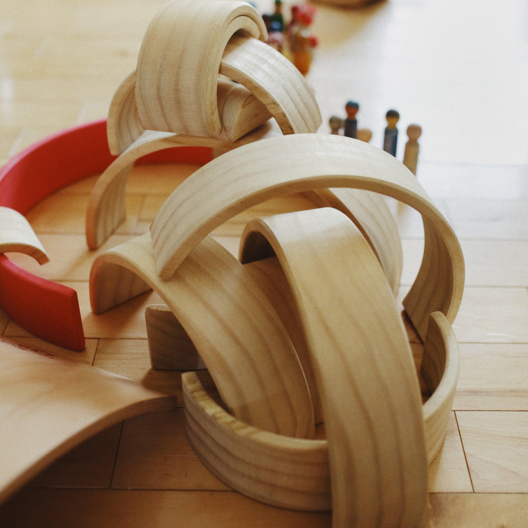 Large Wooden Arches - Natural - Kinderfeets NZ