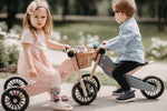 Load image into Gallery viewer, Kinderfeets Tiny Tot Plus tricycle balance bike wooden training bike running bike no pedals toddler children kids birch wood pink rose
