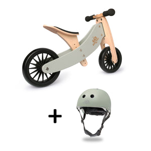 TINY TOT PLUS Silver Sage Trike/Balance Bike & Toddler Bike Helmet - Kinderfeets NZ